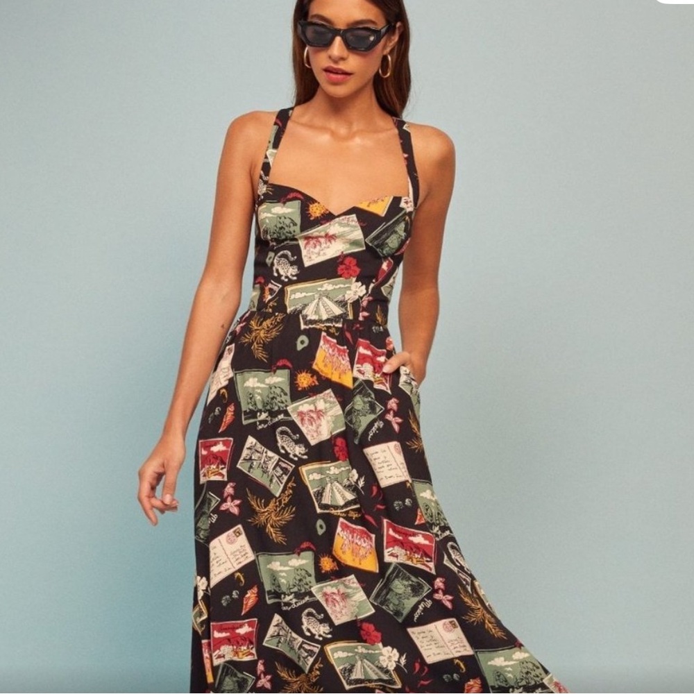 Reformation Printed Dress